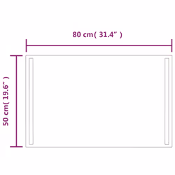 VidaXL 3154065 specchio da parete - Vista aggiuntiva 5