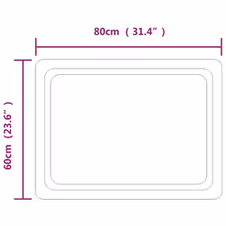 VidaXL 3154096 specchio da parete - Vista aggiuntiva 5