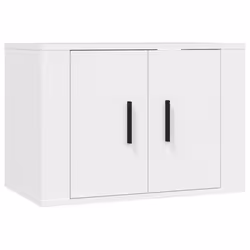 vidaXL Mobile Porta TV a Parete Bianco 57x34,5x40 cm - Vista aggiuntiva 2
