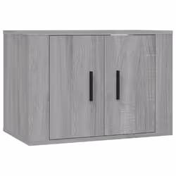 vidaXL Mobile Porta TV a Parete Grigio Sonoma 57x34,5x40 cm - Vista aggiuntiva 2