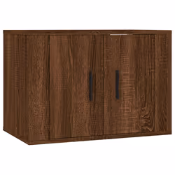 vidaXL Mobile Porta TV a Parete Rovere Marrone 57x34,5x40 cm - Vista aggiuntiva 2