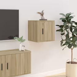 Questi mobili TV da parete presentano un design elegante e classico, che li rende un'estensione decorativa e pratica al vostr ...