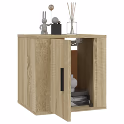 vidaXL Mobili Porta TV a Parete 2 pz Rovere Sonoma 40x34,5x40 cm - Vista aggiuntiva 3