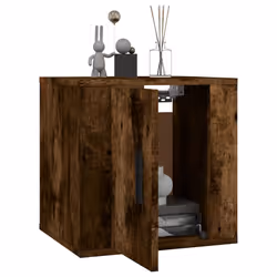 vidaXL Mobili Porta TV a Parete 2 pz Rovere Fumo 40x34,5x40 cm - Vista aggiuntiva 3