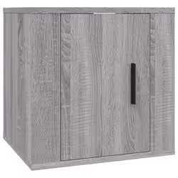 vidaXL Mobile Porta TV a Parete Grigio Sonoma 40x34,5x40 cm - Vista aggiuntiva 2