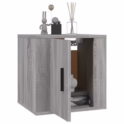 vidaXL Mobile Porta TV a Parete Grigio Sonoma 40x34,5x40 cm - Vista aggiuntiva 3