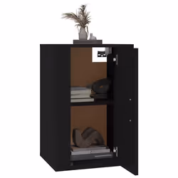vidaXL Mobili Porta TV a Parete 2 pz Nero 40x34,5x60 cm - Vista aggiuntiva 3