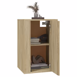 vidaXL Mobili Porta TV a Parete 2 pz Rovere Sonoma 40x34,5x60 cm - Vista aggiuntiva 3