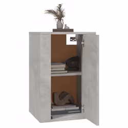 vidaXL Mobili Porta TV a Parete 2 pz Grigio Cemento 40x34,5x60 cm - Vista aggiuntiva 3