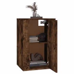 vidaXL Mobile Porta TV a Parete Rovere Fumo 40x34,5x60 cm - Vista aggiuntiva 3