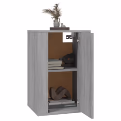 vidaXL Mobili Porta TV a Parete 2 pz Grigio Sonoma 40x34,5x60 cm - Vista aggiuntiva 3