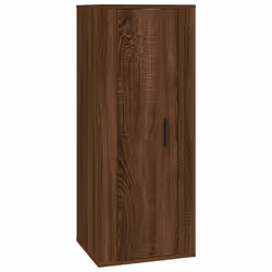 vidaXL Mobile Porta TV a Parete Rovere Marrone 40x34,5x100 cm - Vista aggiuntiva 2