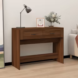 Il design versatile di questo tavolo consolle affusolato aggiunge stile e spazio di conservazione al vostro ingresso, soggior ...