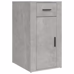 vidaXL Mobile Scrivania Grigio cemento 40x49x75 cm Legno Multistrato - Vista aggiuntiva 2