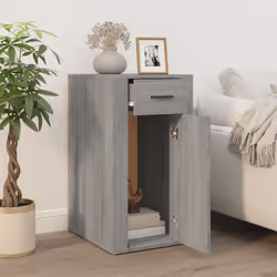 vidaXL Mobile Scrivania grigio sonoma 40x49x75 cm Legno Multistrato - Vista aggiuntiva 3