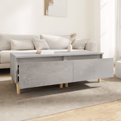 vidaXL Tavolini 2pz Grigio Cemento 50x46x35 cm in Legno Multistrato - Vista aggiuntiva 3