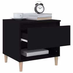 VidaXL 819534 comodino Nero - Vista aggiuntiva 4