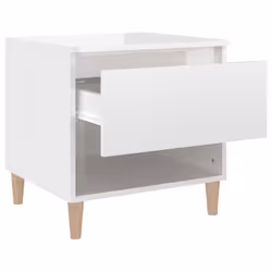 VidaXL 819537 comodino Bianco - Vista aggiuntiva 7