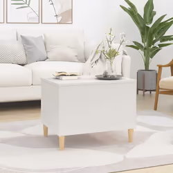 vidaXL Tavolino da Salotto Bianco 60x44,5x45 cm in Legno Multistrato - Vista aggiuntiva 3