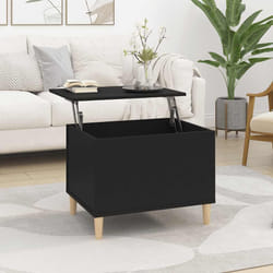 vidaXL Tavolino da Salotto Nero 60x44,5x45 cm in Legno Multistrato