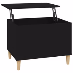 vidaXL Tavolino da Salotto Nero 60x44,5x45 cm in Legno Multistrato - Vista aggiuntiva 2
