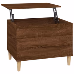 vidaXL Tavolino Salotto Rovere Marrone 60x44,5x45 cm Legno Multistrato - Vista aggiuntiva 2