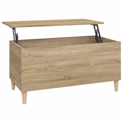 vidaXL Tavolino Salotto Rovere Sonoma 90x44,5x45 cm Legno Multistrato - Vista aggiuntiva 2