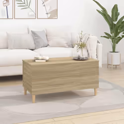 vidaXL Tavolino Salotto Rovere Sonoma 90x44,5x45 cm Legno Multistrato - Vista aggiuntiva 3