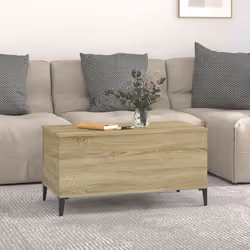 vidaXL Tavolino Salotto Rovere Sonoma 90x44,5x45 cm Legno Multistrato - Vista aggiuntiva 3