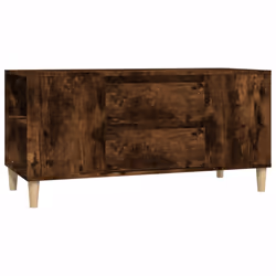 vidaXL Mobile Porta TV Rovere Fumo 102x44,5x50 cm in Legno Multistrato - Vista aggiuntiva 2
