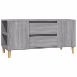vidaXL Mobile Porta TV Grigio Sonoma 102x44,5x50 cm Legno Multistrato - Vista aggiuntiva 2