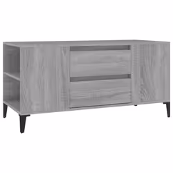 vidaXL Mobile Porta TV Grigio Sonoma 102x44,5x50 cm Legno Multistrato - Vista aggiuntiva 2