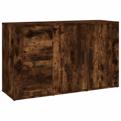 vidaXL Credenza Rovere Fumo 100x33x59,5 cm in Legno Multistrato - Vista aggiuntiva 2