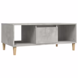 vidaXL Tavolino Salotto Grigio Cemento 90x50x36,5 cm Legno Multistrato - Vista aggiuntiva 2