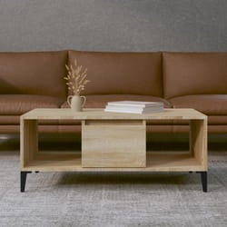 vidaXL Tavolino Salotto Rovere Sonoma 90x50x36,5 cm Legno Multistrato