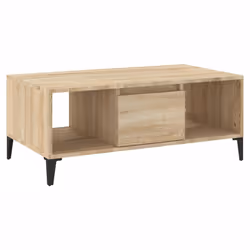 vidaXL Tavolino Salotto Rovere Sonoma 90x50x36,5 cm Legno Multistrato - Vista aggiuntiva 2
