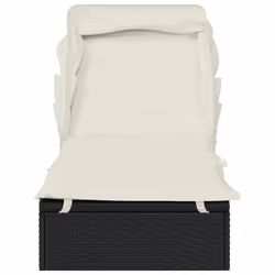 VidaXL 319638 sedia da esterno Salone Seduta imbottita Poliestere Crema, Bianco - Vista aggiuntiva 5
