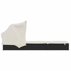 VidaXL 319638 sedia da esterno Salone Seduta imbottita Poliestere Crema, Bianco - Vista aggiuntiva 6