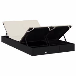 VidaXL 319645 sedia da esterno Salone Seduta imbottita Poliestere Crema, Bianco - Vista aggiuntiva 8