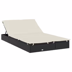 VidaXL 319654 sedia da esterno Salone Seduta imbottita Poliestere Crema, Bianco - Vista aggiuntiva 4