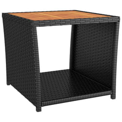 VidaXL 319558 tavolo da esterno Nero