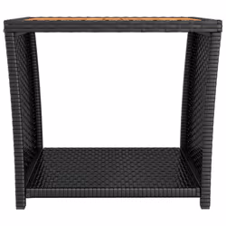 VidaXL 319558 tavolo da esterno Nero