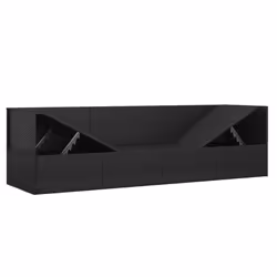 VidaXL 319565 sedia da esterno Terrazzo Seduta imbottita Rattan sintetico, Acciaio Nero - Vista aggiuntiva 7
