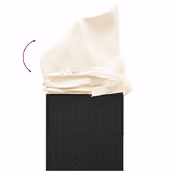 VidaXL 319566 sedia da esterno Terrazzo Seduta imbottita Rattan sintetico, Acciaio Nero, Crema, Bianco - Vista aggiuntiva 7