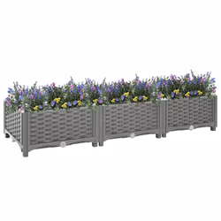 Fioriera Rialzata 120x40x23 cm in Polipropilenecod mxl 79499 - Vista aggiuntiva 2