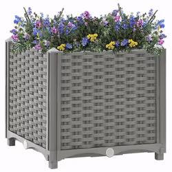 Fioriera Rialzata 40x40x38 cm in Polipropilenecod mxl 80119 - Vista aggiuntiva 2