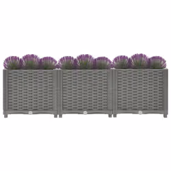 Fioriera Rialzata 120x40x38 cm in Polipropilenecod mxl 121176 - Vista aggiuntiva 3