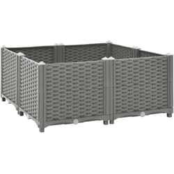 Vidaxl - Fioriera Rialzata 80x80x38 cm in Polipropilene 9099