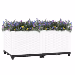 Fioriera Rialzata 80x40x38 cm in Polipropilenecod mxl 79373 - Vista aggiuntiva 2