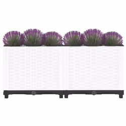 Fioriera Rialzata 80x40x38 cm in Polipropilenecod mxl 79373 - Vista aggiuntiva 3